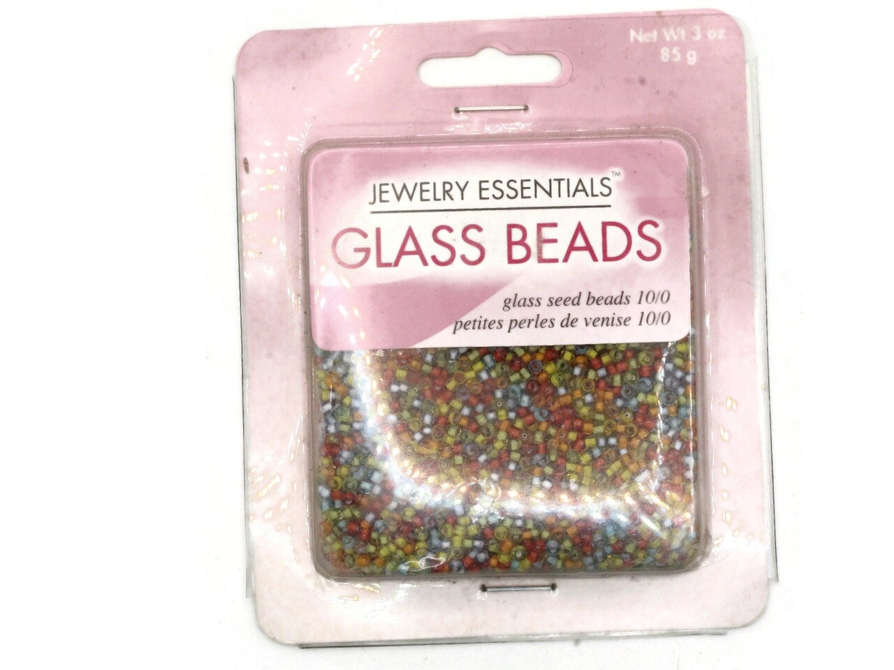 3 Oz Mixed Rainbow Colors Tiny Glass Seed Beads
